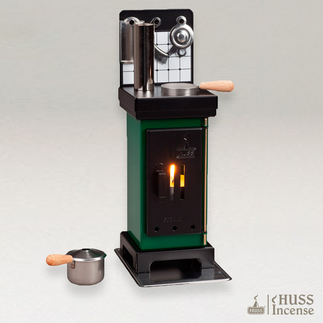 green Multi-purpose incense oven