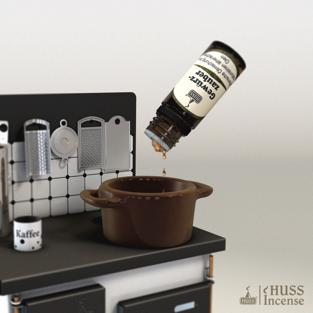 HUSS Incense Multi Purpose Oven with incense oil
