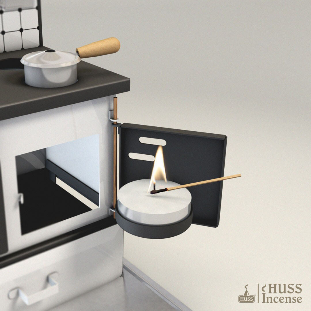 HUSS Incense Multi Purpose Oven with candle