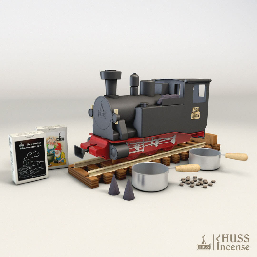 Porte-encens HUSS - Train à vapeur aromatique