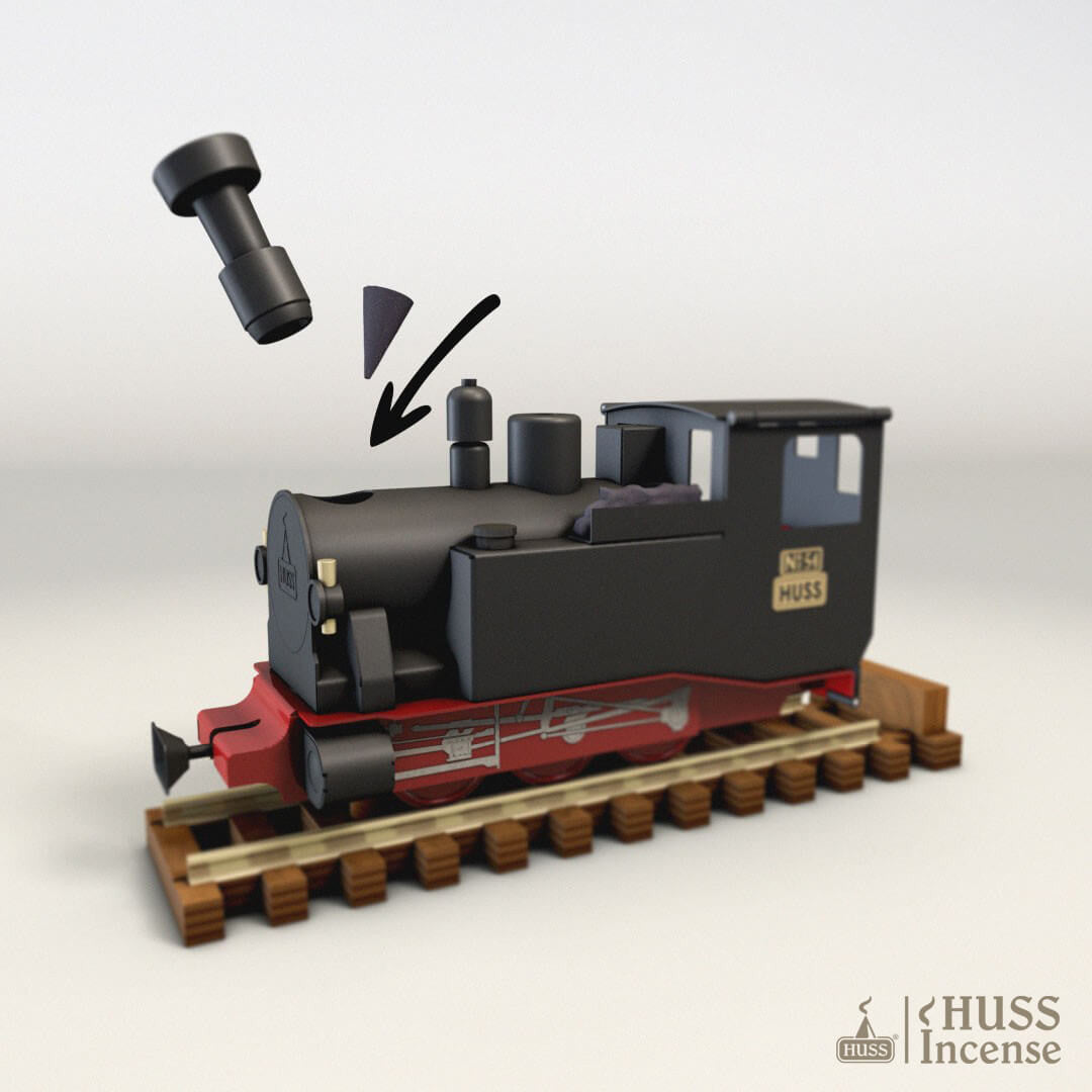 HUSS Incense Aromatic Steam Train