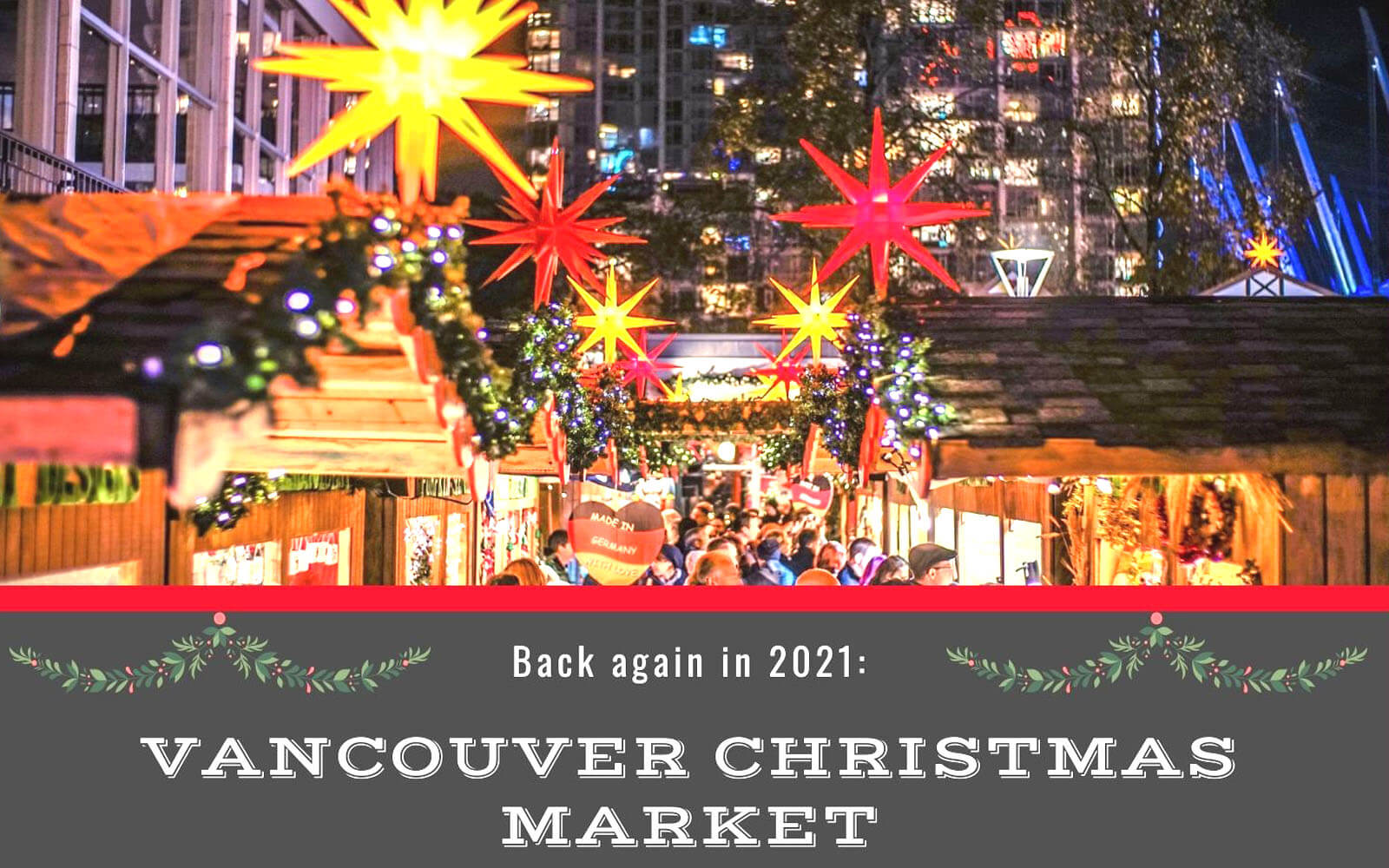 THE VANCOUVER CHRISTMAS MARKET IS BACK THIS YEAR! Huss Incense