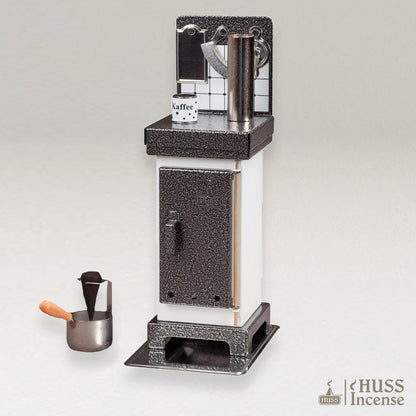 Decorative incense holde with miniature coffe mug