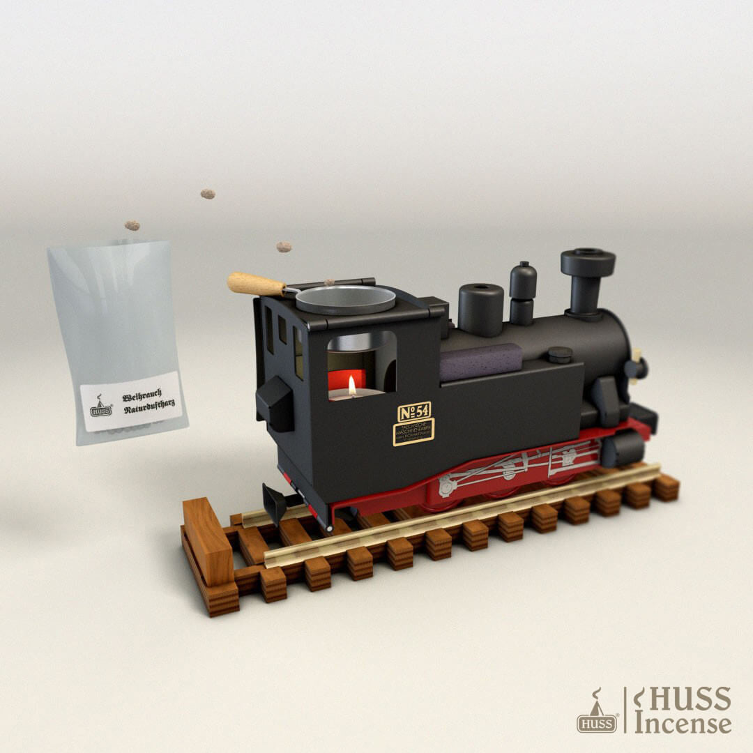 HUSS Incense Aromatic Steam Train